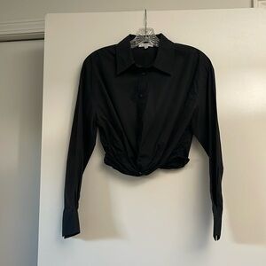Gianni Bini Cropped button up